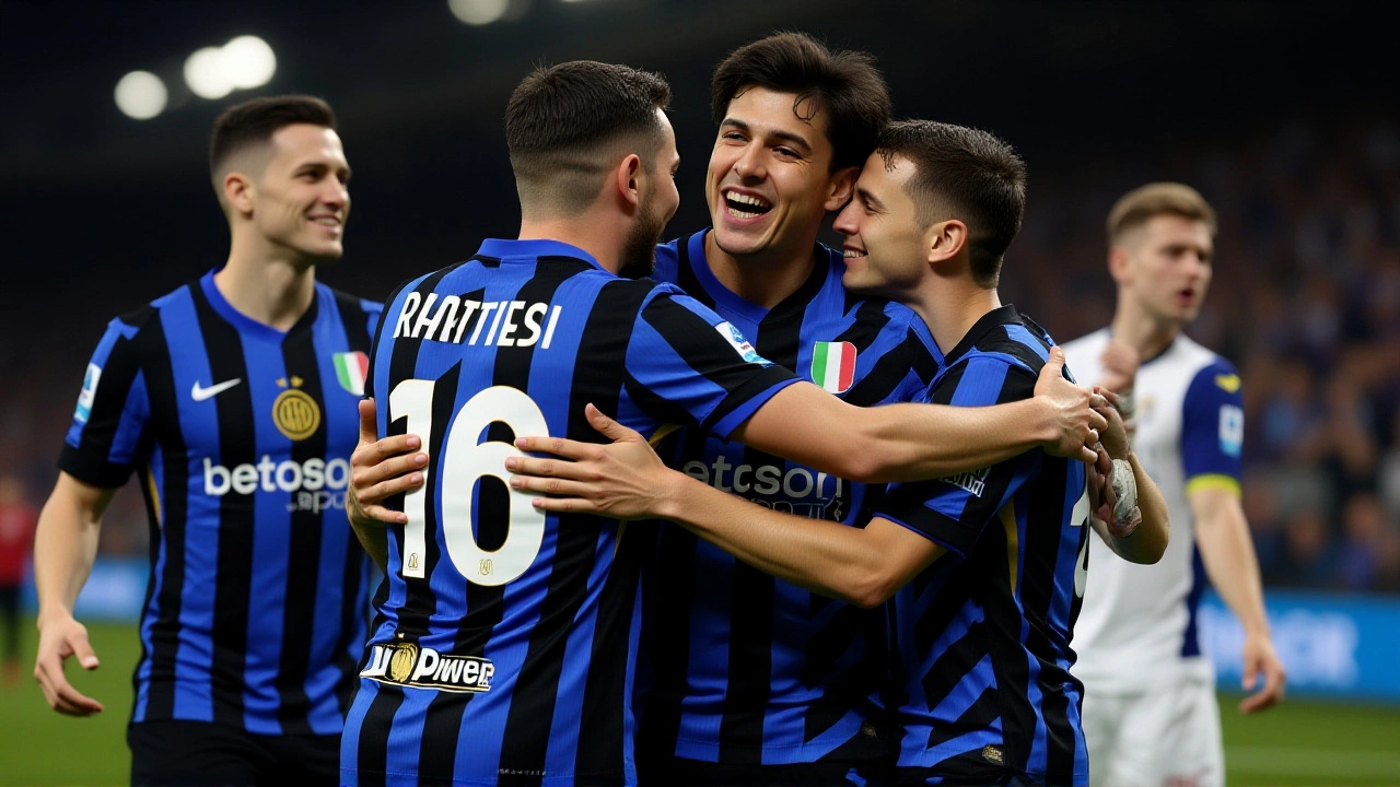 Inter vence Hellas Verona por 3-0 e mantém liderança na Serie A