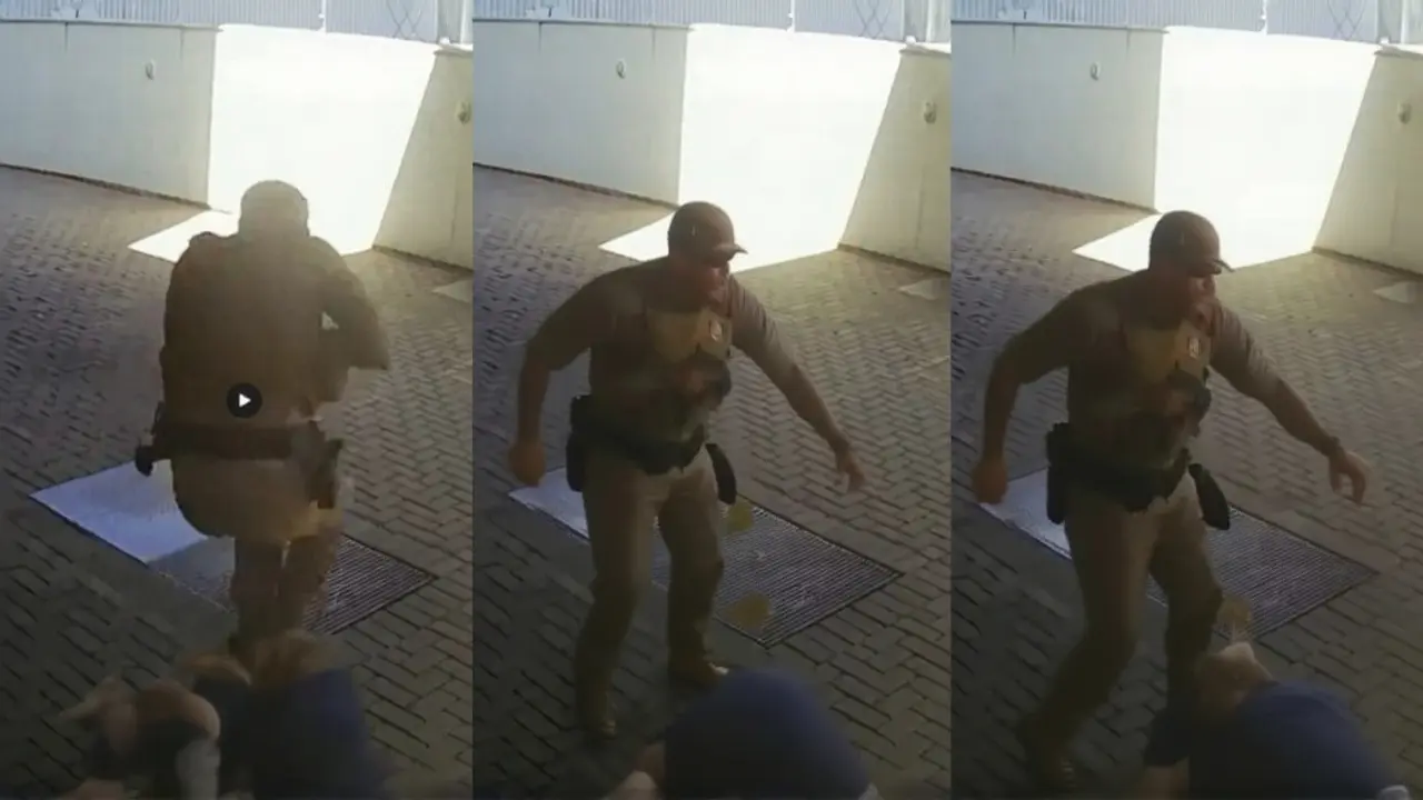 PM agride adolescente com chute durante Carnaval em Campo Grande